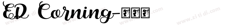 ED Corning字体转换